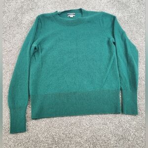 J.Crew Cashmere Crew Neck Sweater Women's Size XS  Green